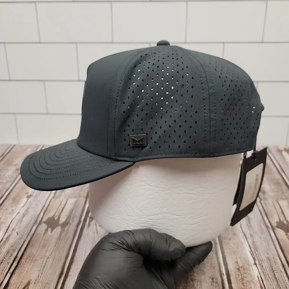 Melin Odyssey Hydro Admirals Cove Marina Snapback Hat Black NWT OSFM